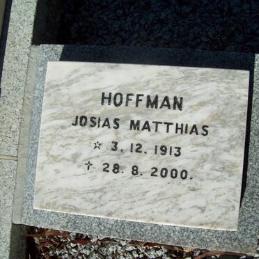 HOFFMAN Josias Matthias 1913-2000