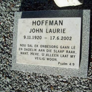 HOFFMAN John Laurie 1920-2002