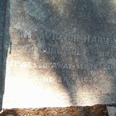 HARVEY John Victor 1927-1934