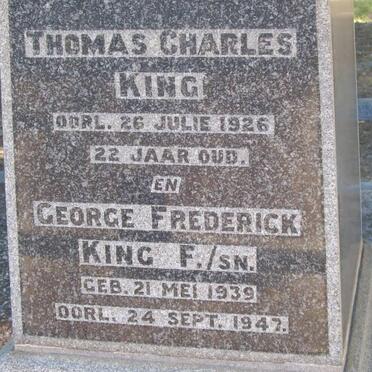 KING Thomas Charles -1926 :: KING George Frederick 1939-1947