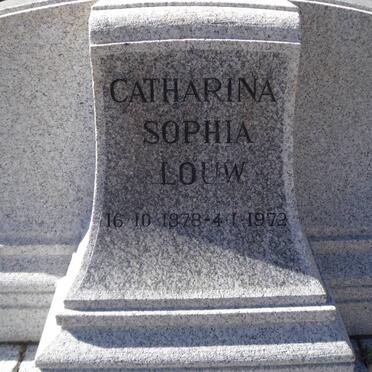 LOUW Catharina Sophia 1878-1972