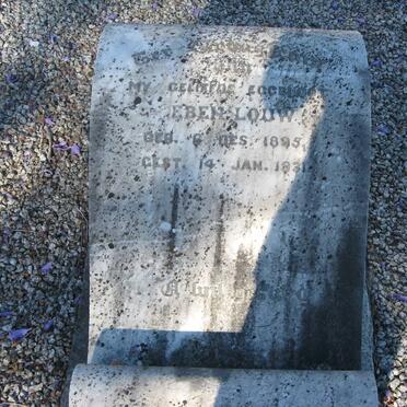 LOUW Eben 1895-1931