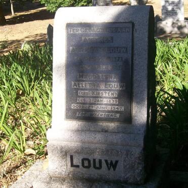 LOUW Abraham 1872-1937 &amp; Magdalena Alletta KIRSTEN 1875-1947