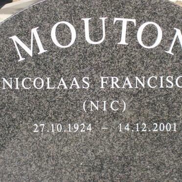 MOUTON Nicolaas Franciscus 1924-2001