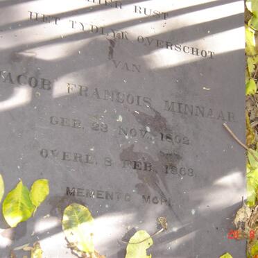 MINNAAR Jacob Francois 1802-1863