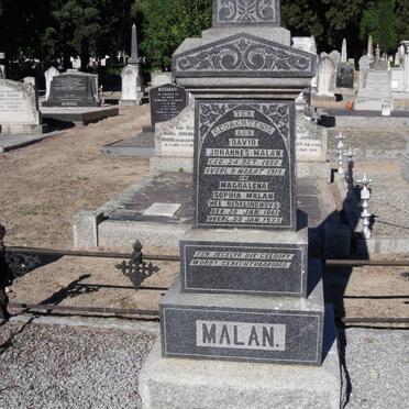 MALAN David Johannes 1860-1919 &amp; Magdalena Sophia REDELINGHUYS 1861-1935