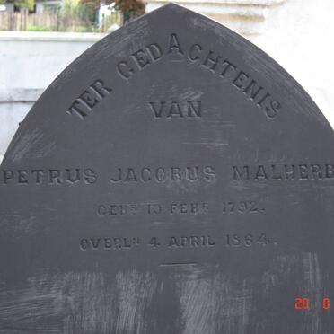 MALHERBE Petrus Jacobus 1792-1864