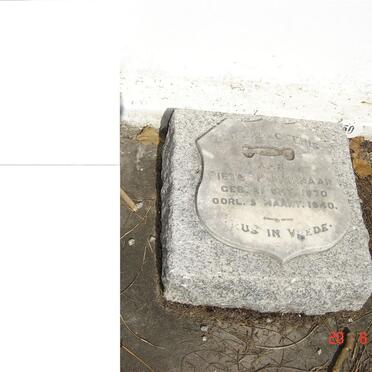 MINNAAR Pieter P.J. 1870-1840