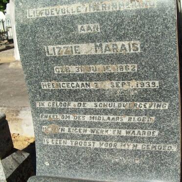 MARAIS Lizzie 1862-1939 