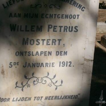 MOSTERT Willem Petrus -1912