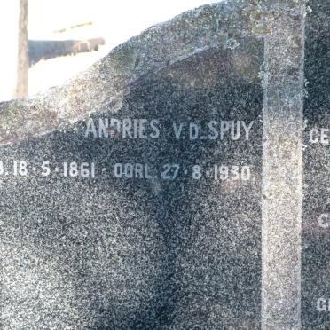 MINNAAR Andries van der SPUY 1861-1930