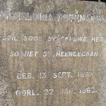 NOTHNAGEL Wilhelmina 1877-1962