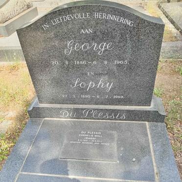 PLESSIS George, du 1886-1965 &amp; Sophy 1890-1969 :: DU PLESSIS Cornelis Moll 1925-2012