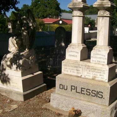 PLESSIS Cornelis Moll, du 1860-1925 &amp; Maria Cecilia ENSLIN 1865-1921