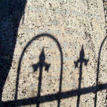 RETIEF Anna M. 1873-19?0