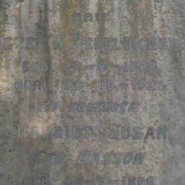 REDELINGHUYS Peter W. 1889-1927 &amp; Harriet Susan BASSON 1890-1927