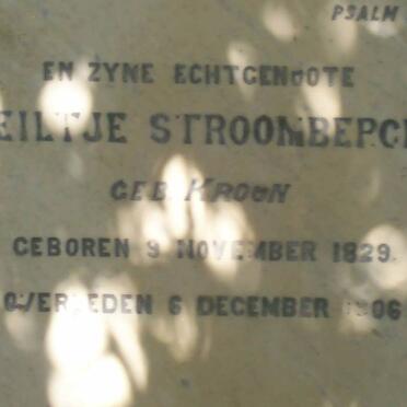 STROOMBERGEN Hendrik 1835-1906 &amp; Heiltje KROON 1829-1906