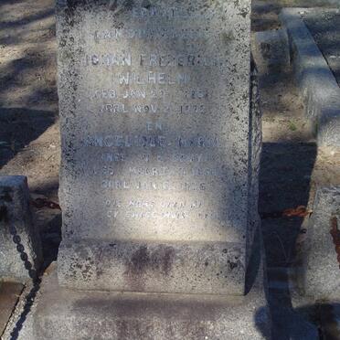 SPENGLER Johan Fredrick Wilhelm 1866-1932 &amp; Angelique Maria v.d. SPUY 1864-1936