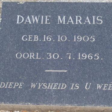 MARAIS Dawie 1905-1965