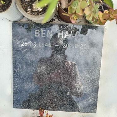 HALL Ben 1946-2019