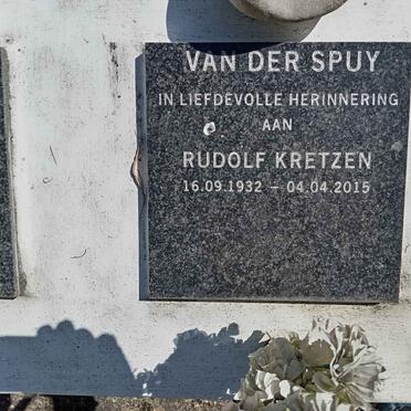 SPUY Rudolf Kretzen, van der 1932-2015