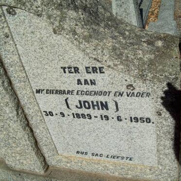 TREURNICH John 1889-1950