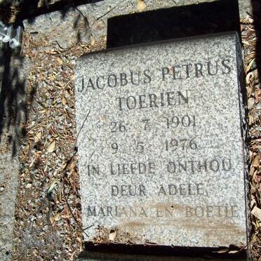 TOERIEN Jacobus Petrus 1901-1976