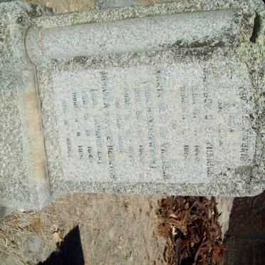 VILLIERS Jacobus G., de 1862-1933 &amp; Maria S.P. HEYDENRYCH 1868-1947