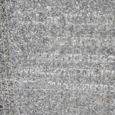 VILLIERS E.J., de nee HITCHBACK 1842-1914