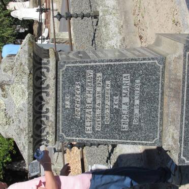 WAAL Elizabeth, de -1925 :: DE WAAL Engela Maria