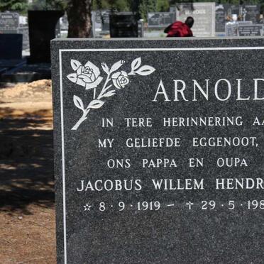 ARNOLD Jacobus Willem Hendrik 1919-1987