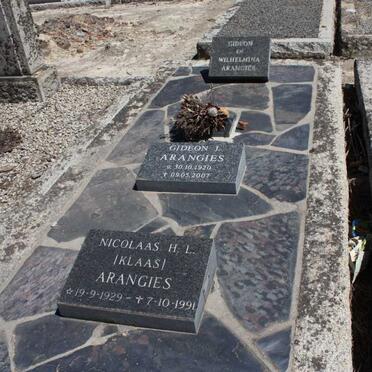 ARANGIES Gideon &amp; Wilhelmina :: ARANGIES Gideon J. 1920-2007 :: ARANGIES Nicolaas H.L. 1929-1991 