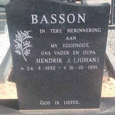 BASSON Hendrik J. 1932-1991