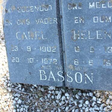 BASSON Carel 1902-1972 &amp; Helena 1913-1982