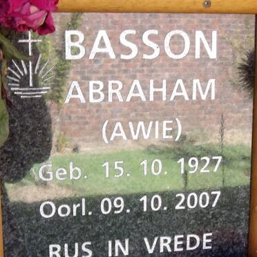 BASSON Abraham 1927-2007