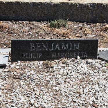 BENJAMIN Philip &amp; Margretta