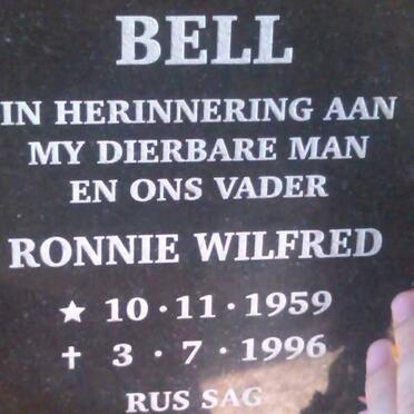 BELL Ronnie Wilfred 1959-1996
