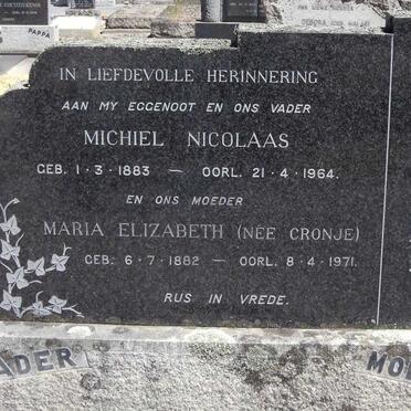 BEUKES Michiel Nicolaas 1883-1964 &amp; Maria Eliabeth CRONJE 1882-1971