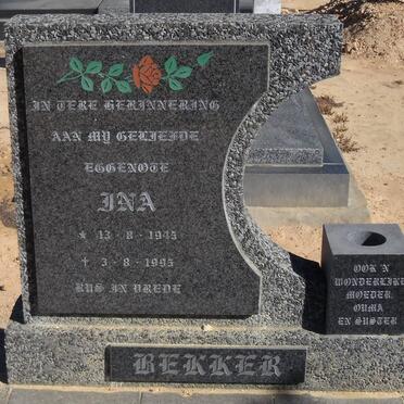 BEKKER Ina  1945-1995