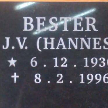 BESTER J.V. 1930-1996