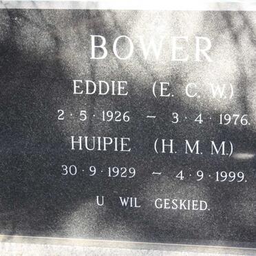 BOWER E.C.W. 1926-1976 &amp; H.M.M. 1929-1999