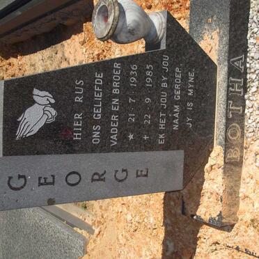 BOTHA George 1936-1985