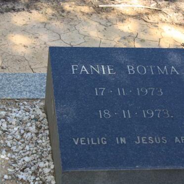 BOTMA Fanie 1973-1973