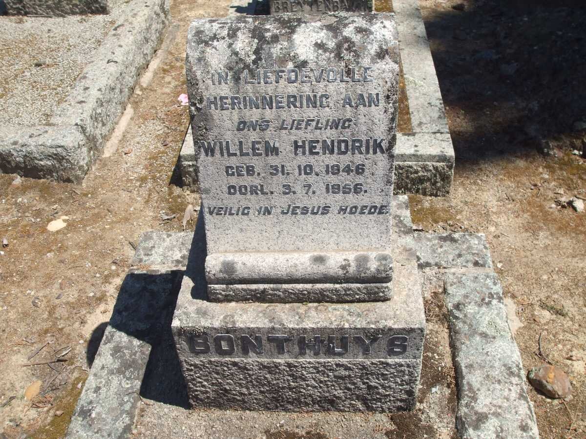 BONTHUYS Willem Hendrik 1946-1956