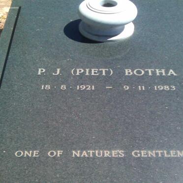 BOTHA P.J. 1921-1983