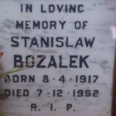BOZALEK Stanislaw 1917-1992