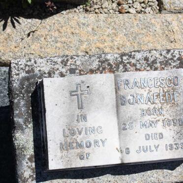 BONAFEDE Francesco 1938-1939