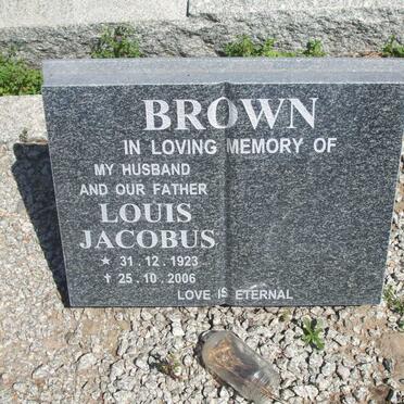 BROWN Louis Jacobus 1923-2006