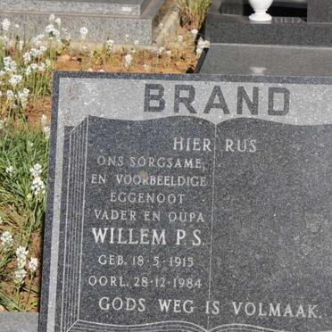 BRAND Willem P.S. 1915-1984