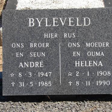 BYLEVELD André 1947-1985 :: BYLEVELD Helena 1908-1990
